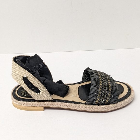 Vince Camuto Shoes - Vince Camuto Kimano Sandals, Black/Natural, Women's 7.5 M